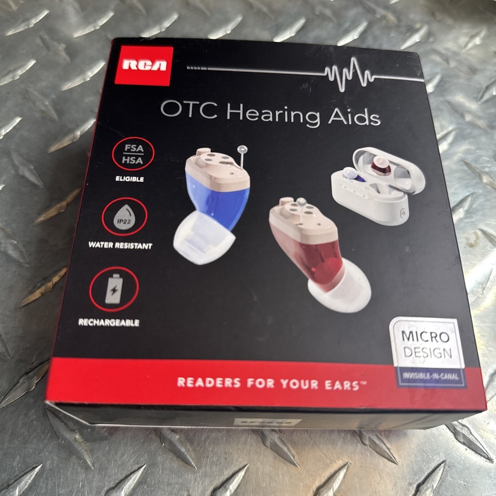 RCA Hearing Aid In-Ear Canal Design w/ Charging Case & Accessories Tested