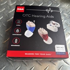 RCA Hearing Aid In-Ear Canal Design w/ Charging Case & Accessories Tested
