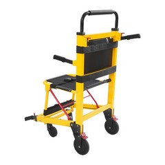 Folding 4-Wheel Evacuation Chair EMS Medical Emergency Patient Transfer Chair US