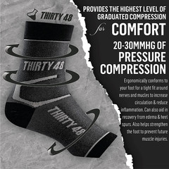 Plantar Fasciitis Compression Socks(1 or 2 Pairs), 20-30 Mmhg Foot Compression S