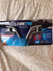 LO-BAK TRAX Portable Spinal Traction w/DVD DECOMPRESS Sciatica Low Back Pain NEW