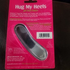 Airplus Womens Peel n‘ Stick Hug My Heels Invisigel Cushion Shoe Liners One Pair