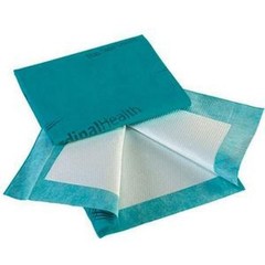 Cardinal Wings Premium Underpad 31×36″ Teal Disp. Fluff/Polymer Heavy Absorb, 10
