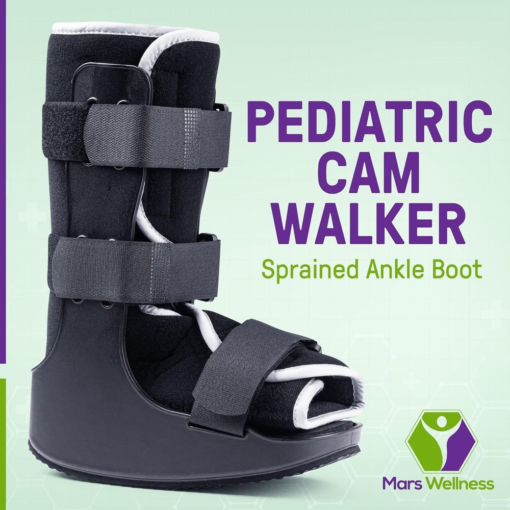 Pediatric Walking Boot Kids Children’s Ankle Support Shoe 6.5-8 Years Old