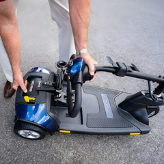 Go Go Elite Traveller 3-Wheel Scooter – Travel Mobility for Adults, 18 Ah Batter