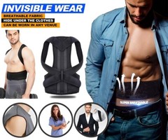 Posture Corrector Back Shoulder Support Correct Brace Belt Adjustable Men Women