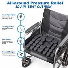 MTGKY Sondor Travel Cushion,Portable & Adjustable one for all, Round+black