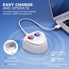 In-Ear Digital Invisible Hearing Aids for Senior Rechargeable Hearing Amplifiers