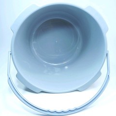 3 Piece Commode Chair Bucket 7.5 Quart With Plastic Handle And Cover 1 Ct