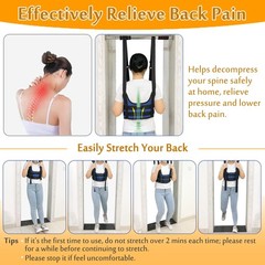Mybow Back Stretcher, Lumbar Traction Device, Spine Decompression Belt for Pa…