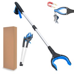 Grabber Tool, Extra Long Grabbers for Elderly Grab It + Magnets & Rotating Head