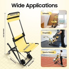 Portable Foldable Stair Lift Chair Elevator Stair Wheelchair Folding Stair Chair
