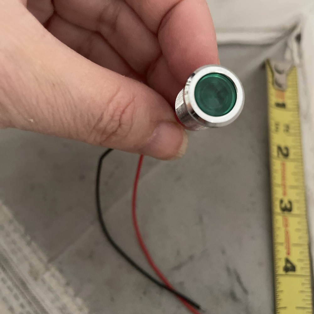 Tiller LED Light (Green) Dashboard For Pride Mobility Scooter AL47