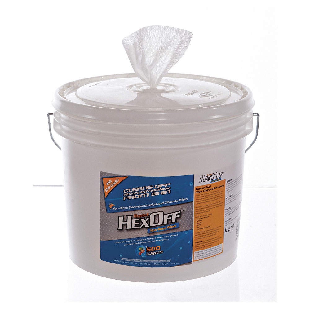 HYGENALL HX902NRTB Heavy Metal Removing Wipes,8inL,6inW,PK2 53DJ87