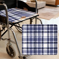 4 PCS Dark Blue 18×16 Inch Waterproof Chair Pad Washable Seat Protector