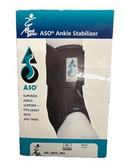 ASO Ankle Stabilizer (XX-Small, White) – Ankle Brace for Sprained Ankle and P…