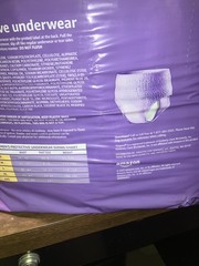 Amazon Basics Women’s Protective Underwear XXL 14 Count