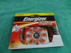 NEW Energizer EZ Turn & Lock Size 13 Hearing Aid Batteries, 24-Pack Exp-11/2020