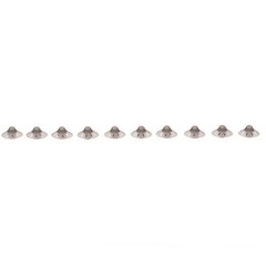 10pcs Black Open Hearing Aid Domes Tips For Phonak 6mm