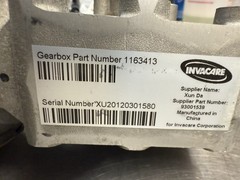Invacare FDX TDX SP II Motor Gearbox 1163413 1165865 wheelchair drive motor