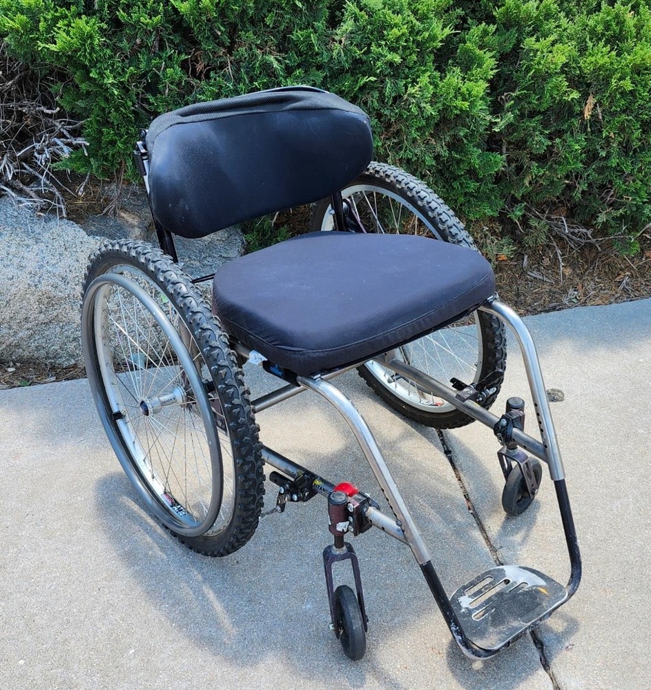 TI TITIANIUM QUICKIE TILITE ULTRALIGHT WHEELCHAIR 16″x17″