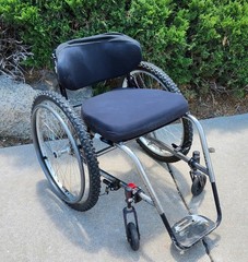 TI TITIANIUM QUICKIE TILITE ULTRALIGHT WHEELCHAIR 16″x17″