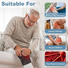Almohadilla térmica inalámbrica para rodilla con batería de 3000mAh para la artr