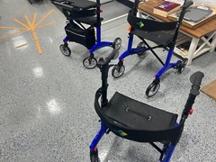 Carbon Fiber Rollator Electric Brake Reduce Hand Stress-CTI One W102 PB
