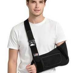 Arm Sling Shoulder Immobilizer, Shoulder Sling for Torn Rotator Left Black