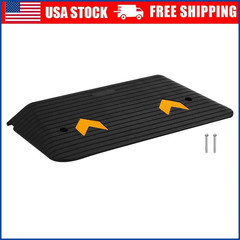 4″ Rise Rubber Threshold Ramp for Doorway,Door Ramp w/NonSlip Textured Surface
