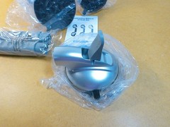 TAILI Suction Grab Bar 14.9″ Silver-Black Pack of 2