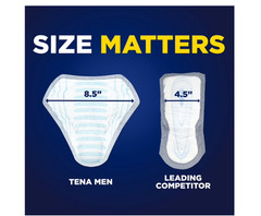 TENA Men Incontinence Guards Maximum Absorbency 144 Ct Bladder Control Pads