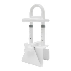 300LBS Safety Rail Triple Handle, Adjustable Bathtub Safety Rail for Seniors