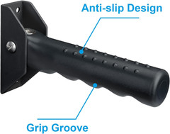 Flip up Grab Bar for Doorway, Elderly Stairs Safety Assist Handle | Fold-Up Desi