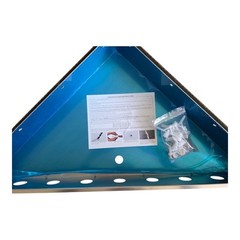 Floating Corner Shower Bench Kit – 17″x17″x24″ – Customizable Corner Seating