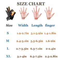 MZU Robot Training Rehabilitation Robot Glove (S to L Size / Left Hand) Black