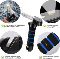 4pc Mobility Standalone Kit:Car Door Assist Handle for Elderly & Adjustable S…