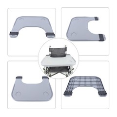 Wheelchair Tray Table with Cup Holder Removable Wheelchair Lap Tray Desk