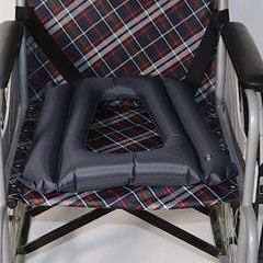 Elderly Inflatable Seat Cushion, Nursing Bedsore Square Pad for Disabled