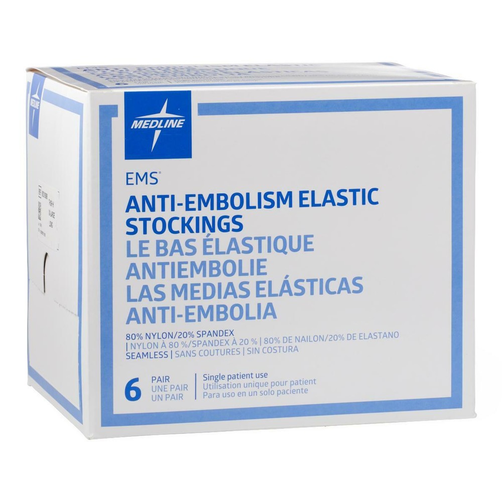 *6-Pairs* Medline EMS Anti-Embolism Stockings Thigh High XX-Large Long MDS160898