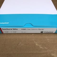 5 Coloplast 10561 SenSura Mio Ostomy Barriers 3/8″-1 7/8″ Flange Exp 2024 (1box)
