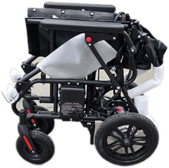 Kerdom Portable Folding Electric Wheelchair Blue