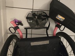 Tilite Pilot Pink Permobil Wheelchair Missing Back Handles & Cushion