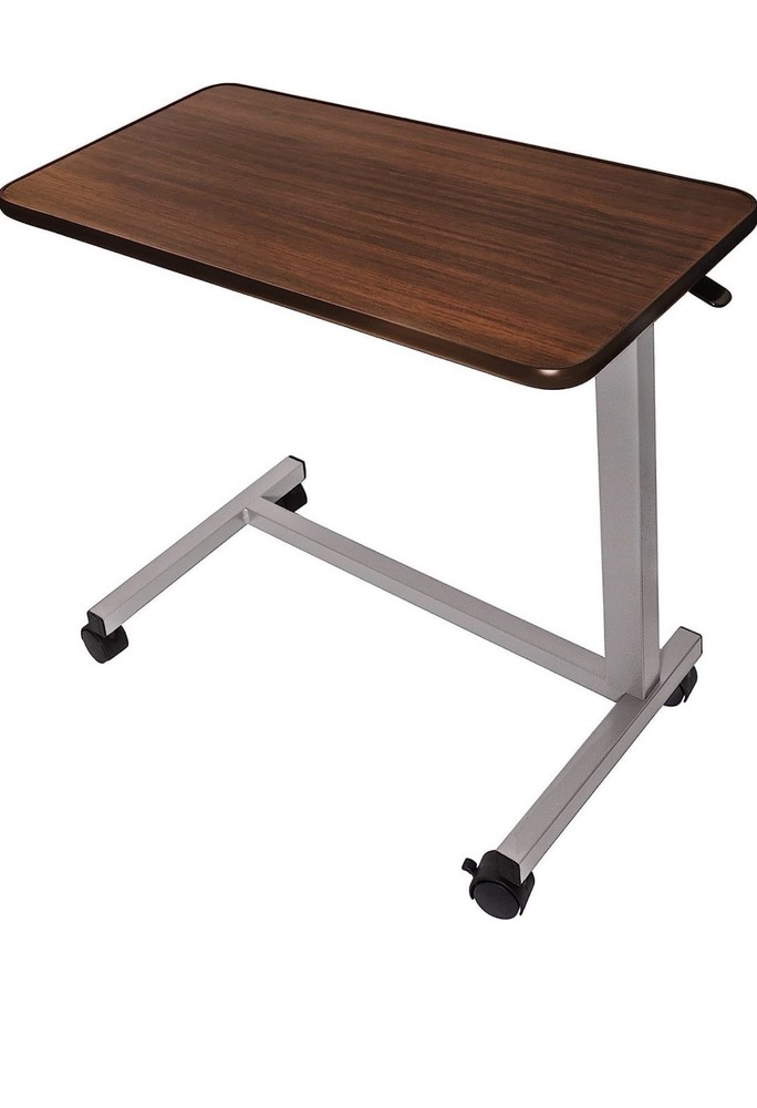 Vaunn Medical Adjustable Overbed Table Gray M880N-IXGY-YYVM 45 lb Max