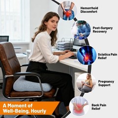 Donut Pillow for Bed Sores Treatment Buttocks, Wheelchair Cushion Bedsore Pre…