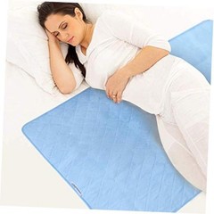 Bed Pads for Incontinence Washable Large 34″ × 52″ 34×52 Inch (Pack of 1) Blue