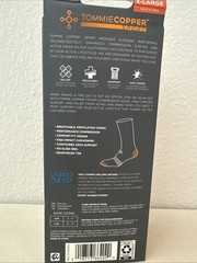 Tommie Copper Sport Compression Socks 2 Pairs Black L/XL