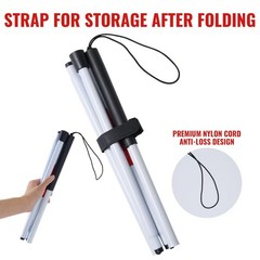 ADOEIAK Foldable White Folding/Collapsible, With Black And Red Accents