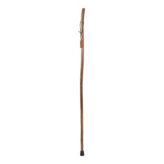 Brazos Free Form Wood Walking Stick 58 In Hickory Rubber Tip 250 Lbs. Capacity 1
