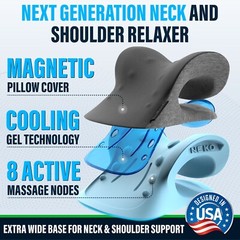 Neck Stretcher | Chiropractic Back & Shoulder Relaxer, Cervical Traction Device
